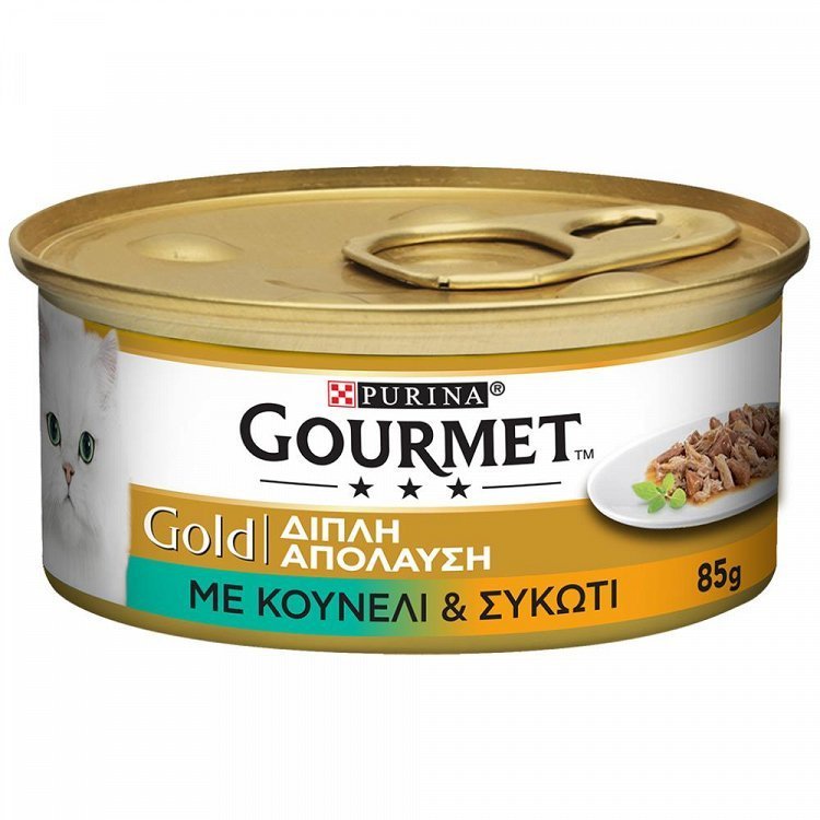 Gourmet Gold Κουνέλι Και Συκώτι 85gr