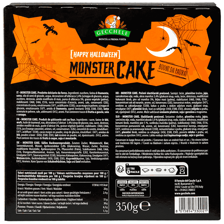 Halloween Monster Κέικ 350gr