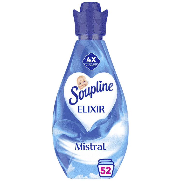 Soupline Μαλακτικό Συμπυκνωμένο Elixir Mistral 52Μεζ 730ml