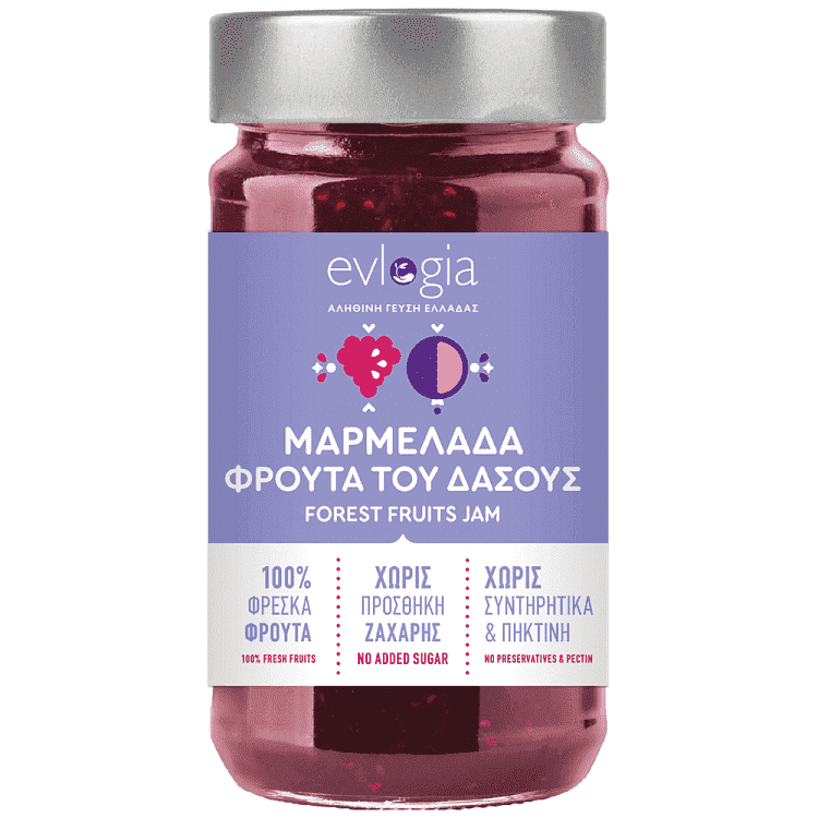 Evlogia Μαρμελάδα Φρούτα Δάσους 280gr