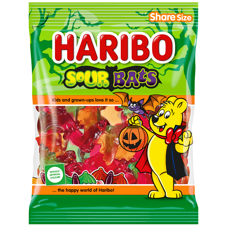 Haribo Bats Halloween Ζελίνι 160gr