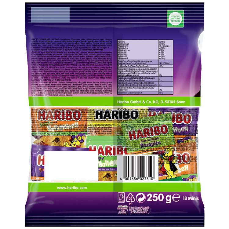 Haribo Happy Halloween Μίνι Φάκελο 250gr