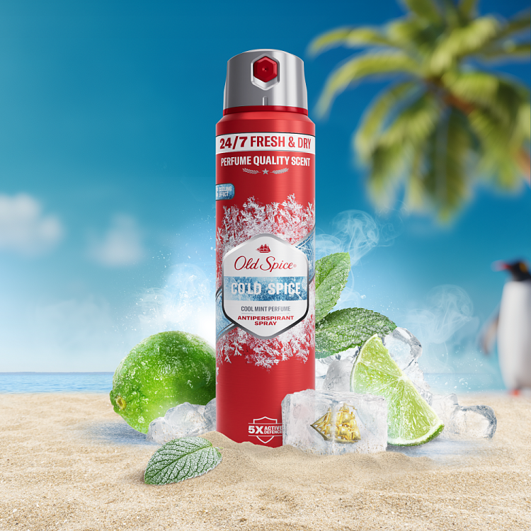Old Spice Deo Αποσμητικό Σπρευ Σώματος Cold Spice 150ml