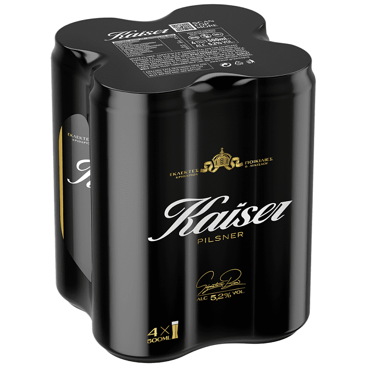 Kaiser Μπίρα 4x500ml