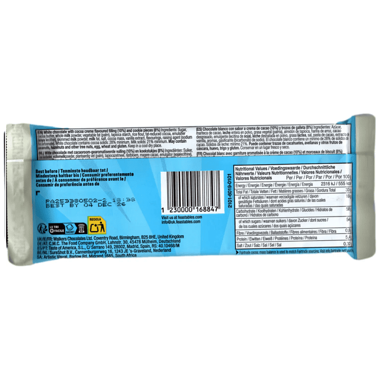 Mr Beast Featstables Σοκολάτα Cookies & Cream 60gr