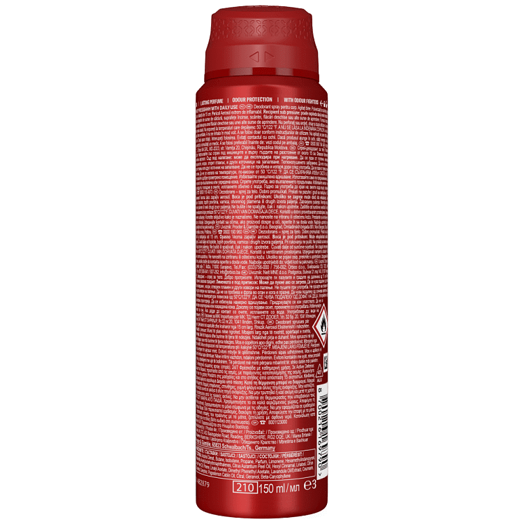 Old Spice Rockstar Αποσμητικό Σώματος Σπρέι 150ml