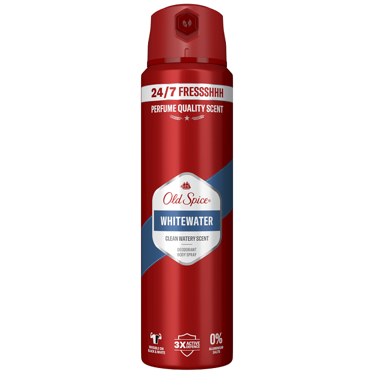 Old Spice Whitewater Αποσμητικό Spray Για Άντρες 150ml