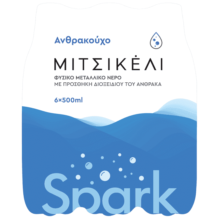Μικτσικέλη Ανθρακούχο Νερό 6x500ml