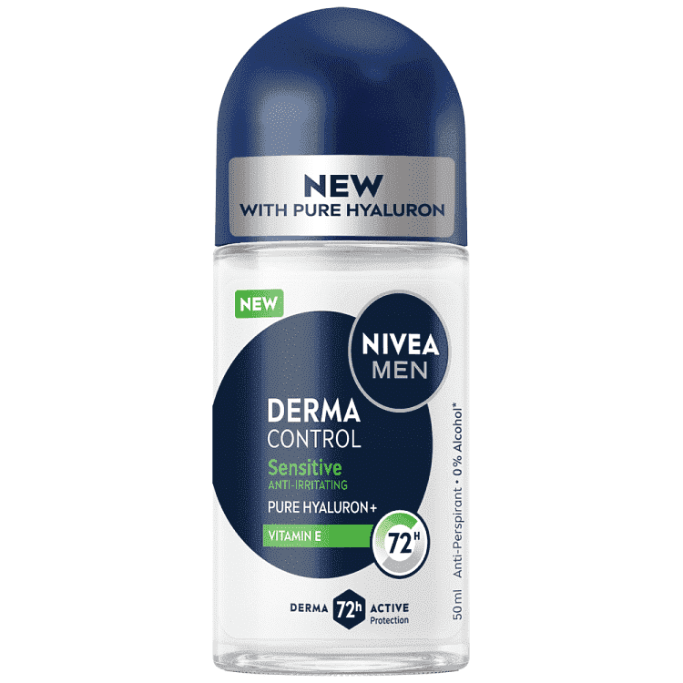Nivea Men Αποσμητικό Derma Control Sensitive Roll - On 50ml