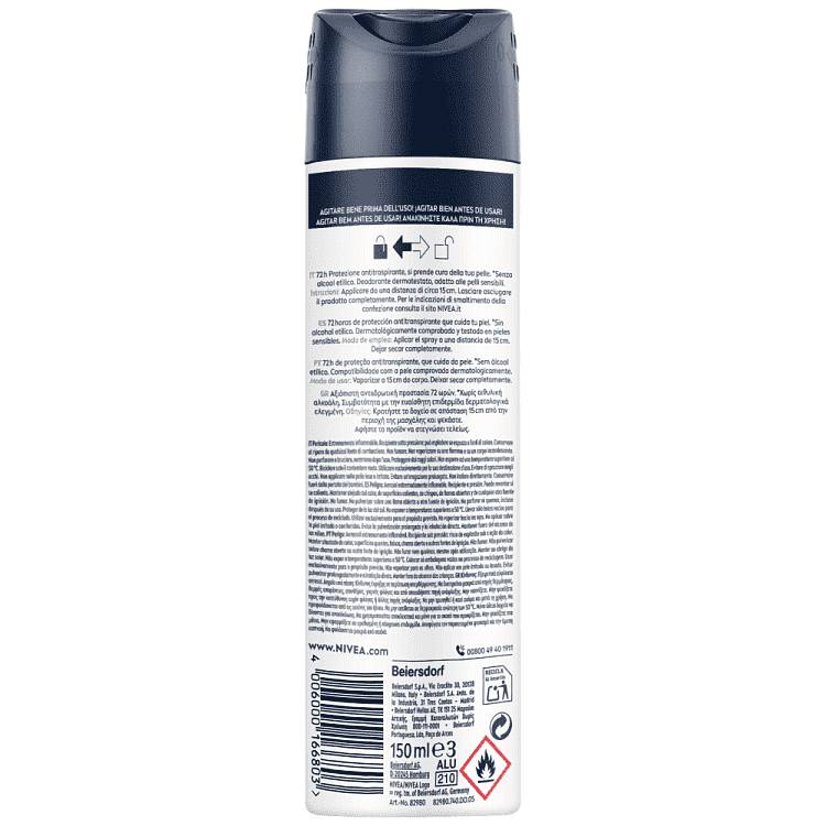 Nivea Men Αποσμητικό Derma Control Sensitive Spray 150ml