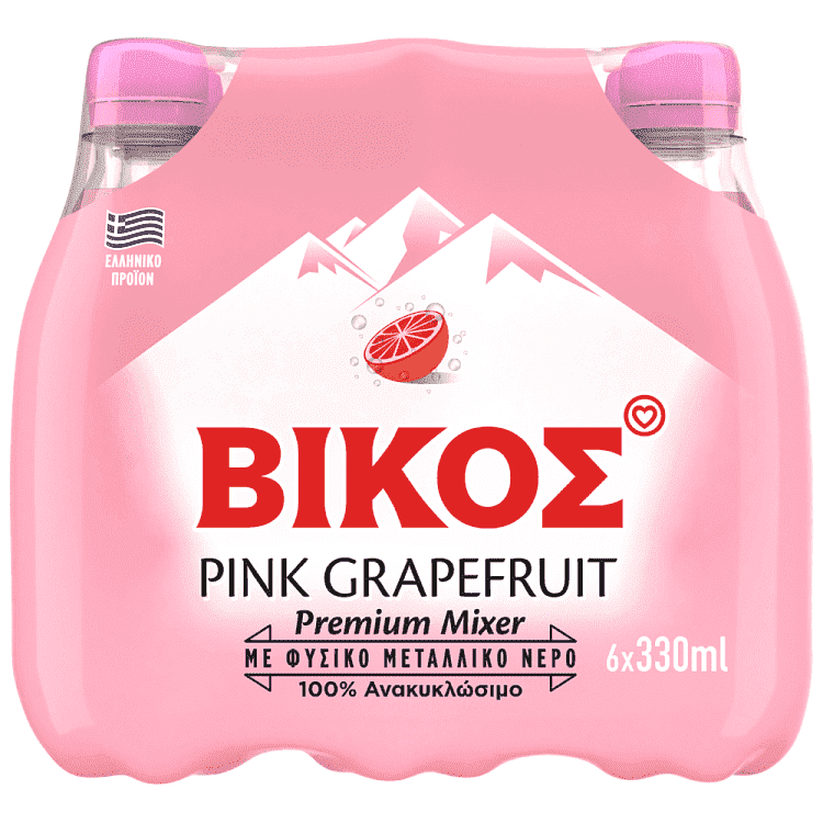 Βίκος Pink Grapefruit 6x330ml