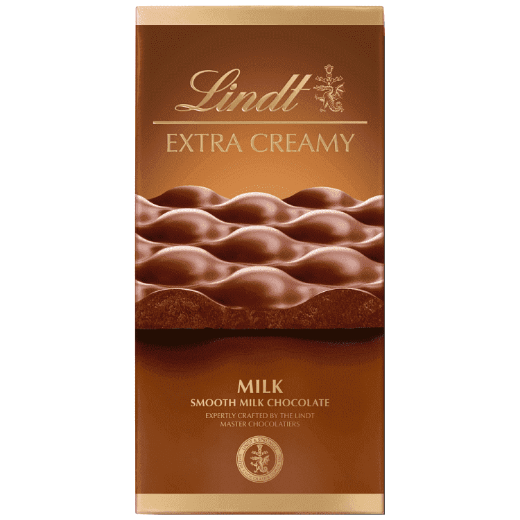 Lindt Extra Creamy Γάλακτος 80gr