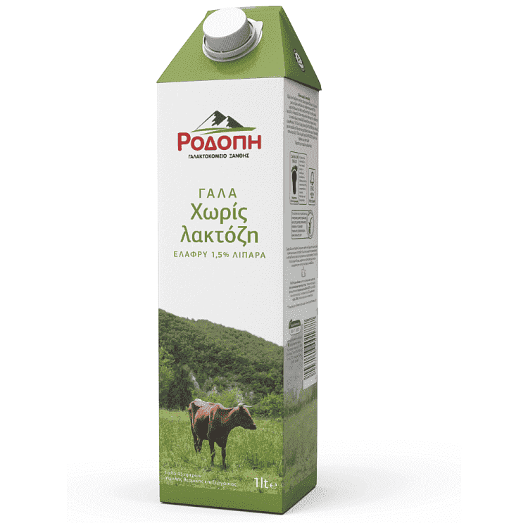 Ροδόπη Freelact Γάλα Χωρίς Λακτόζη 1lt