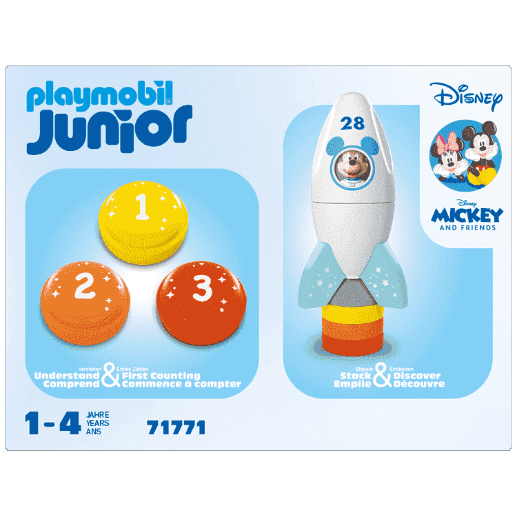 Playmobil Junior Ο Mickey Mouse & ο Διαστημικός Πύραυλος