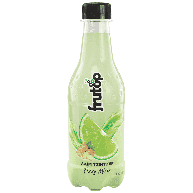 Frutop Σόδα Lime Ginger 330ml