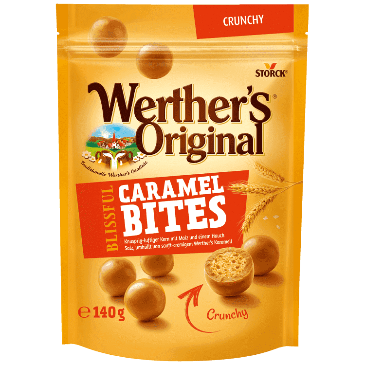 Werthers Original Crunchy Caramel Bites 140gr