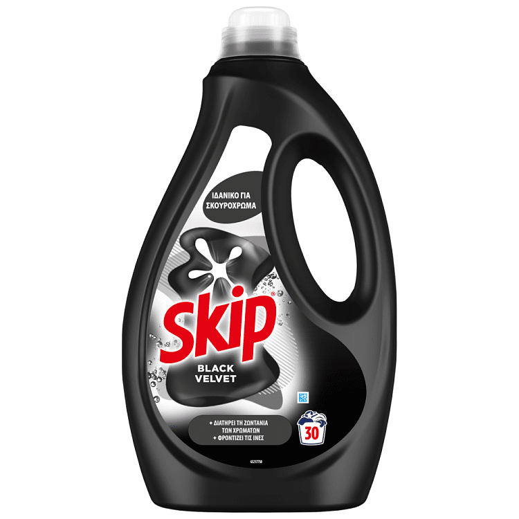 Skip Υγρό Απορρυπαντικό Πλυντηρίου Black Velvet 48μεζ 2,4lt