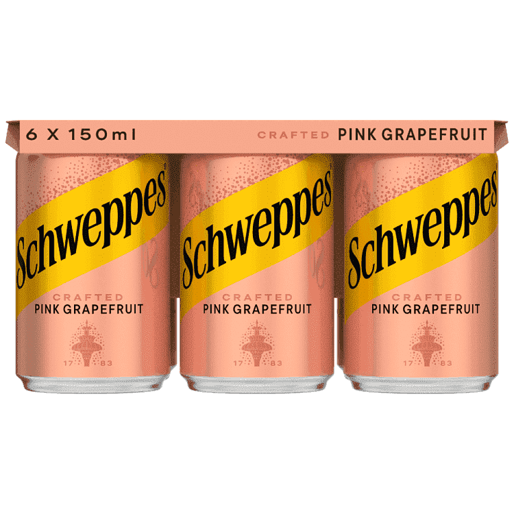 Schweeppes Pink Grapefruit 6x150ml