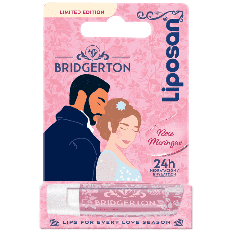 Liposan Bridgerton Μαρένγκα Τριαντάφυλλο Blister 4,8gr