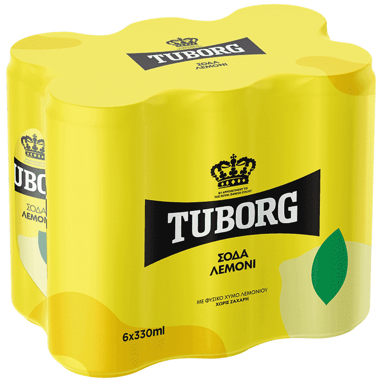 Tuborg Σόδα Λεμόνι 6x330ml