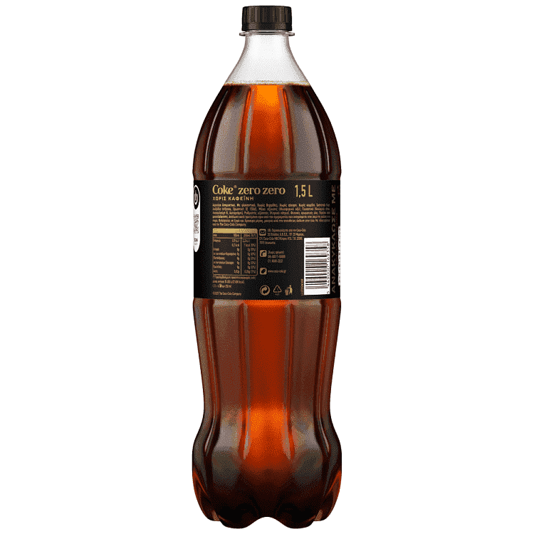 Coca Cola Zero Χωρίς Καφεϊνη 1,5lt