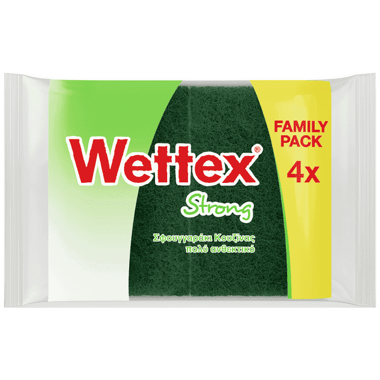 Wettex Σφουγγαράκι Κουζίνας 4τεμ