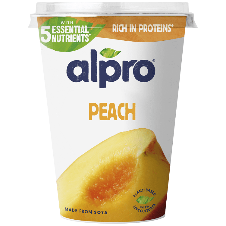 Alpro Φυτικό Επιδόρπιο Σόγιας Ροδάκινο 500gr