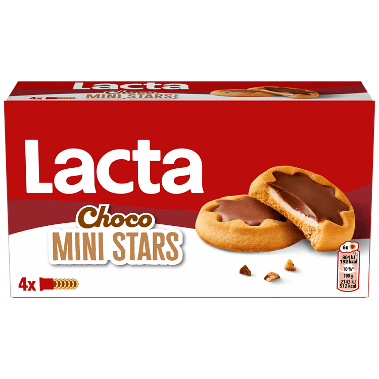 Lacta Choco Mini Stars 150gr