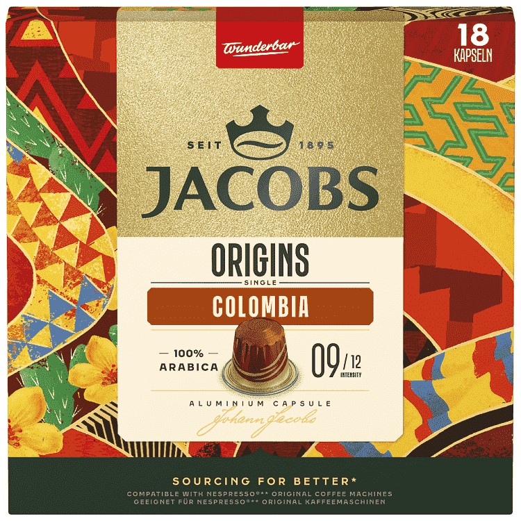 Jacobs Κάψουλες Espresso Origins Colombia 18τεμ