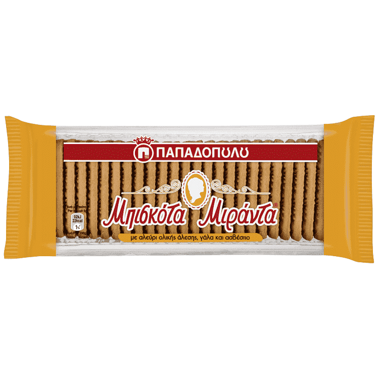 Παπαδοπούλου Μπισκότα Μιράντα Ολικής 270gr