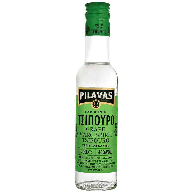 Πιλαβά Τσίπουρο Χωρίς Γλυκάνισο 200ml