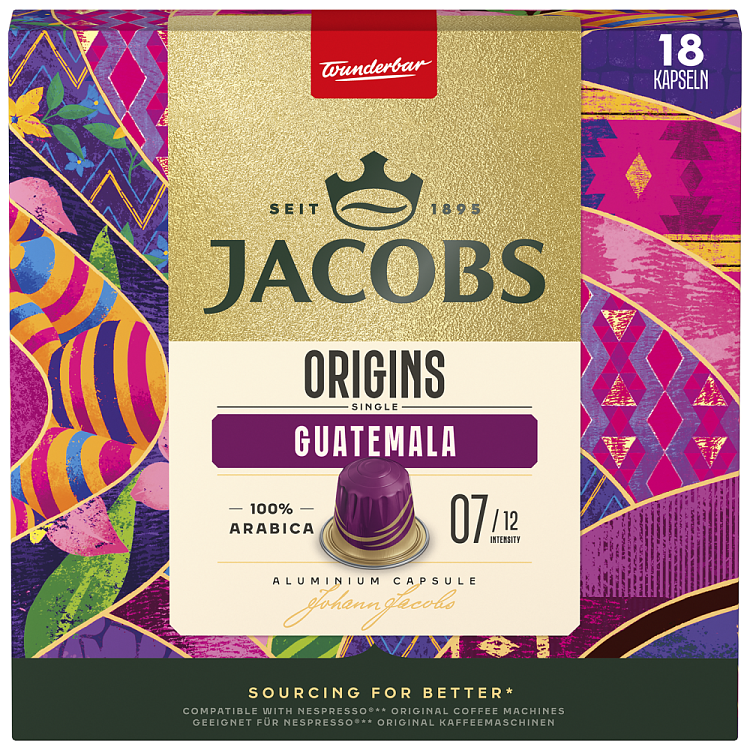 Jacobs Κάψουλες Espresso Origins Quatem 18τεμ 93gr