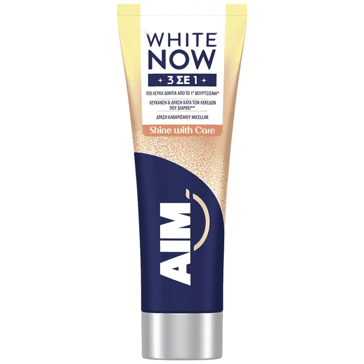 ΑΙΜ Οδοντόκρεμα White Now 3 In 1 Shine Care 75ml