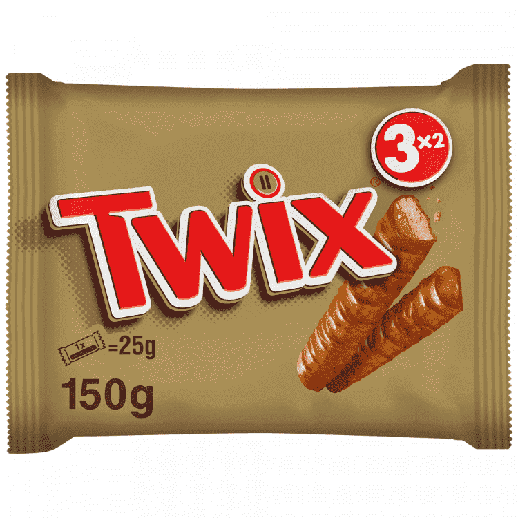 Twix Σοκολάτα Γεμιστή 50gr 3τεμ
