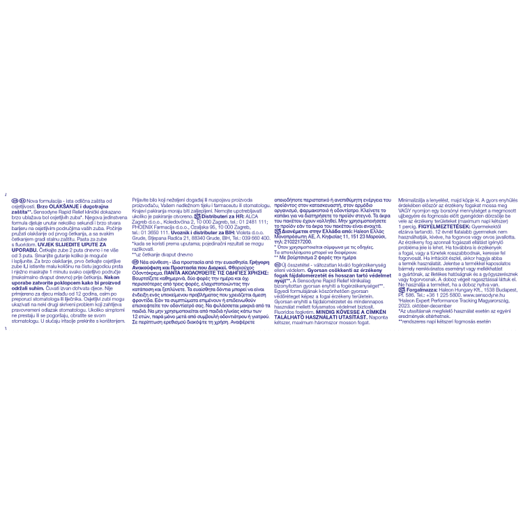 Sensodyne Rapid Action Whitening Οδοντόκρεμα 75ml