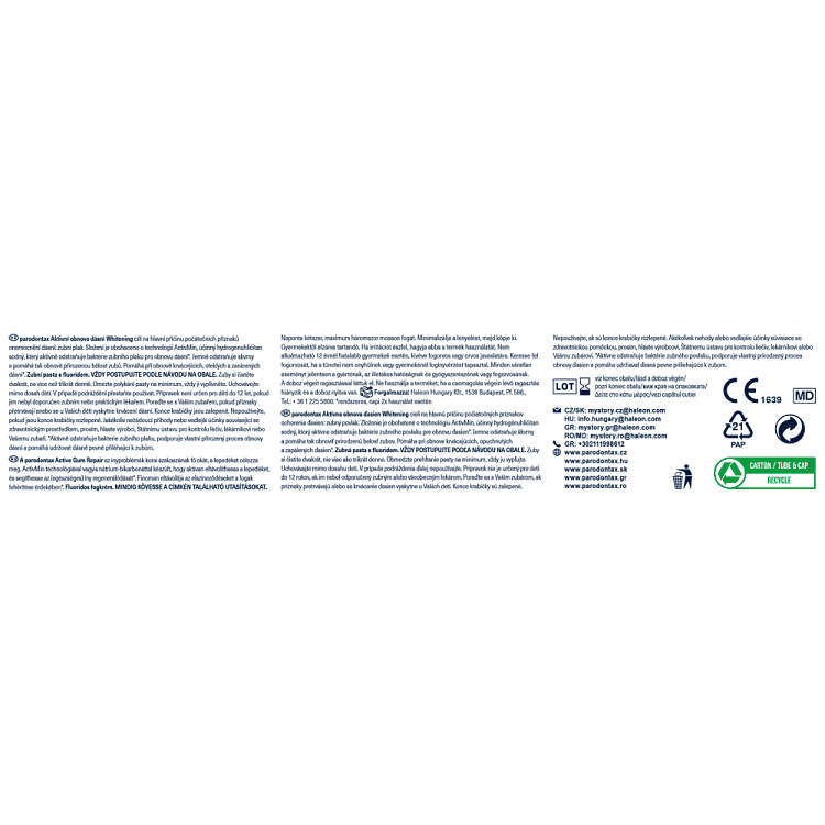 Parodontax Active Gum Repair White 75ml