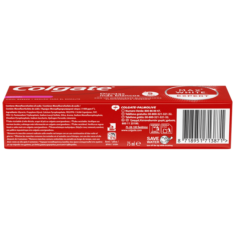 Colgate Max White Expert Original Οδοντόκρεμα 75ml