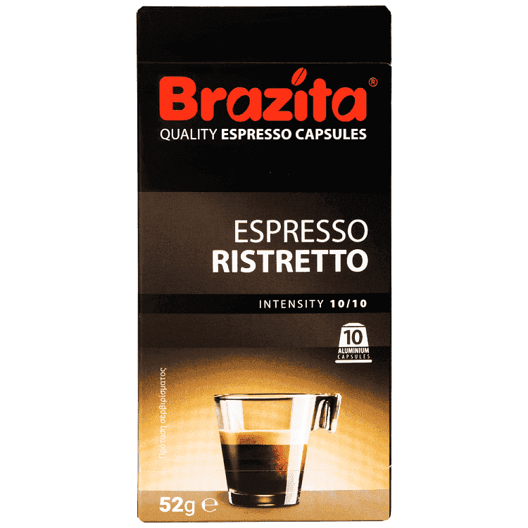 Brazita Κάψουλες Espresso Ristretto 10τεμ 52gr