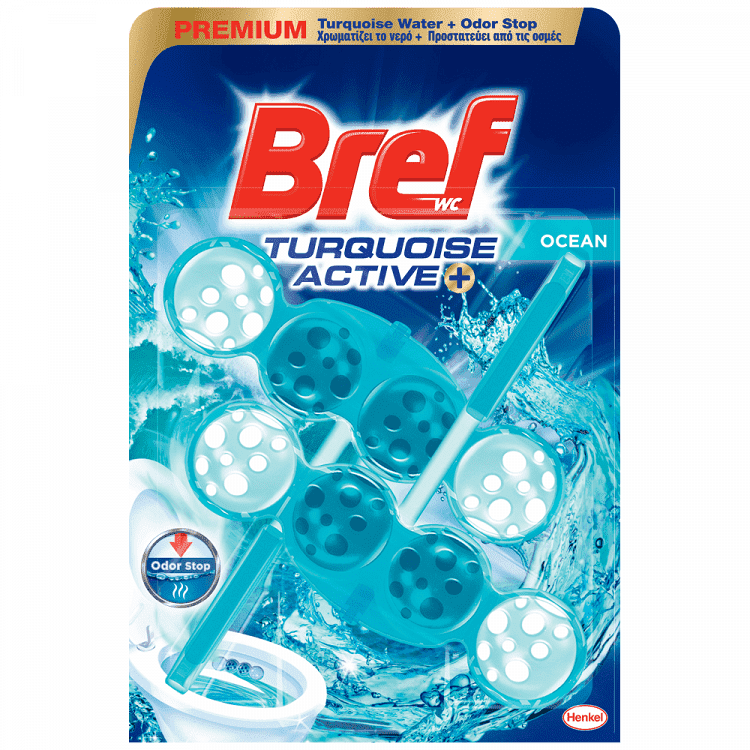 Bref WC Turquoise Active Duo 2x50gr