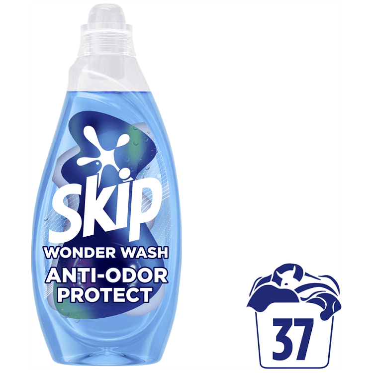 Skip Υγρό Απορρυπαντικό Πλυντ. Ρούχων Wonder Wash Anti - Odor Protect 37μεζ