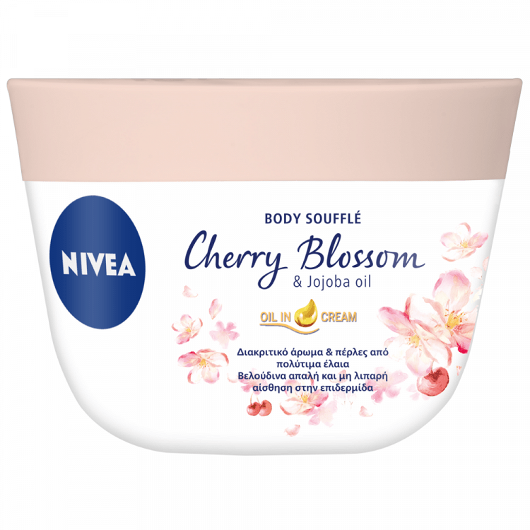Nivea Body Souffle Cherry Blossom & Jojoba Oil 200ml