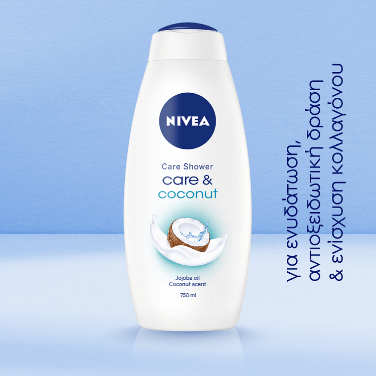 Nivea Care & Coconut Αφρόλουτρο 750ml