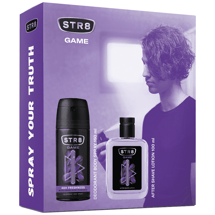 STR8 Σετ After Shave Lotion 100ml + Αποσμητικό Σώματος Σπρέυ Game 150ml