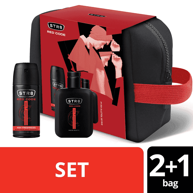 STR8 Άρωμα 100ml +Αποσμητικό Σώματος Σπρέυ Red Code 150ml + Νεσεσέρ