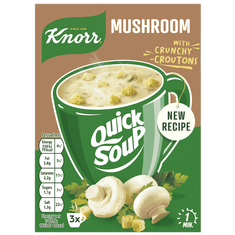 Knorr Quick Soup Μανιταρόσουπα 54gr