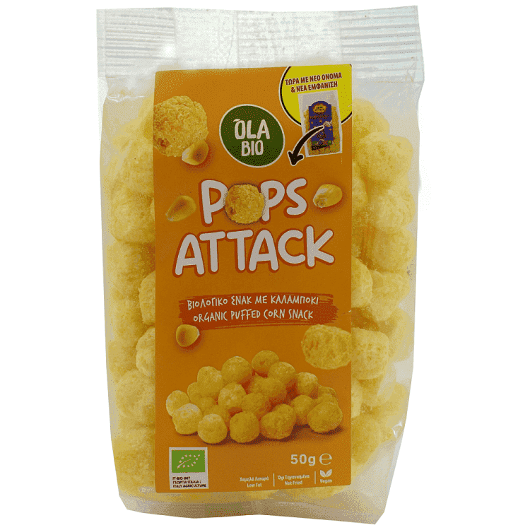 Οla Bio Σνακ Kαλαμποκιού Βιολογικά 50gr