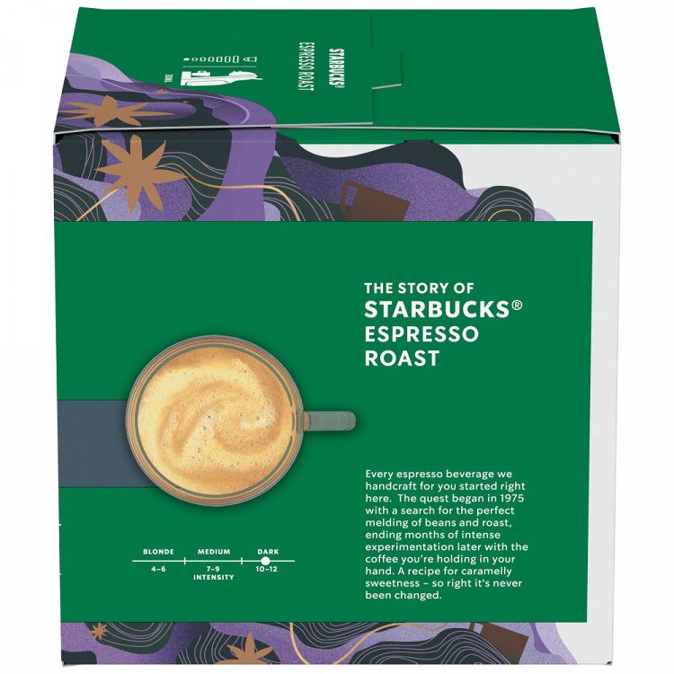 Starbucks Espresso Dark Roast Κάψουλες 66gr
