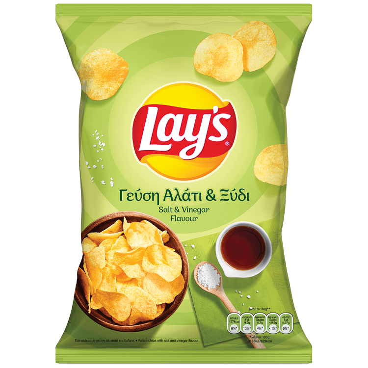 Lay's Γεύση Αλάτι Ξύδι 120gr