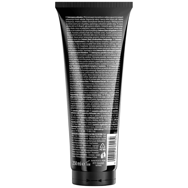 Syoss Conditioner Deep Intense Glaze 250ml