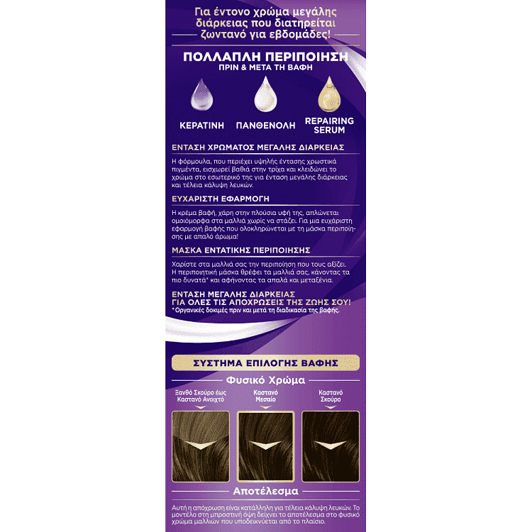 Palette Βαφή Μαλλιών 5.50 Καστανό Ανοιχτό Χρυσό